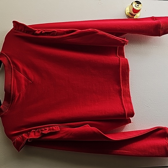 🔴 TOMMY JEANS Crop Sweater - Red - XL (NEW) - Picture 6 of 7